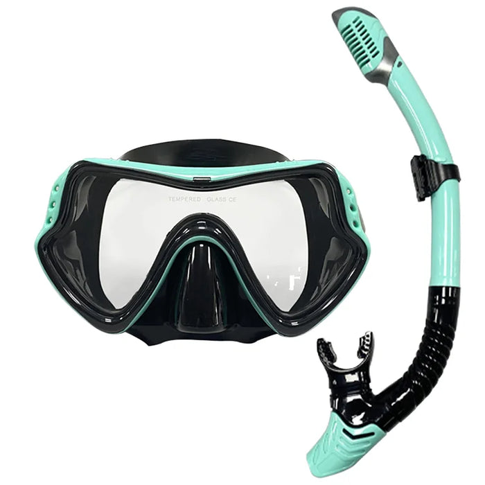 Yak Outdoor OEM Customized Frameless Full Dry Waterproof Diving Glasses Adult Silicone Anti-fog CE Certified Snorkeling Mask