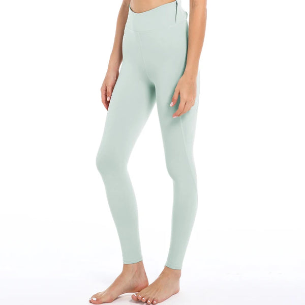 High Quality Workout Running Gym Fitness Plus Size S-XXL Compression Polyester Spandex High Waist Tight Yoga Leggings for Women