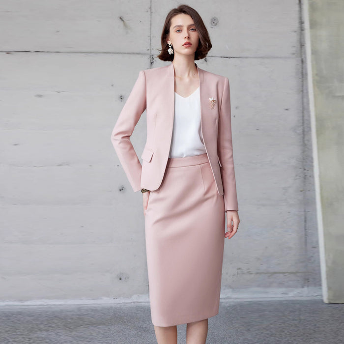 AD Early Autumn Gao Zhijie Wearing Commuter Style Suit suit Ladies Speech Contest Clothing 2024 New Suit