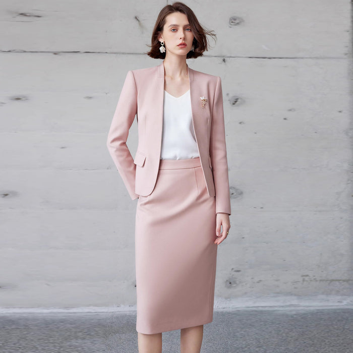 AD Early Autumn Gao Zhijie Wearing Commuter Style Suit suit Ladies Speech Contest Clothing 2024 New Suit
