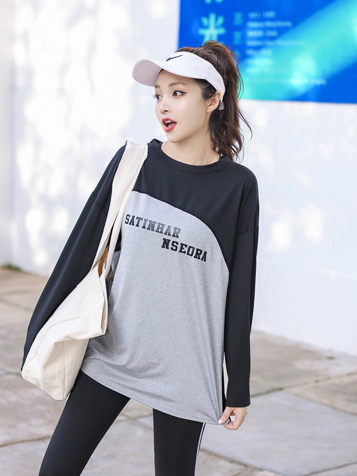 2025 Fashionable New Large Size Spring and Summer Yoga Clothing Suit Women's Running Sports Gym Morning Running Fat mm Clothes