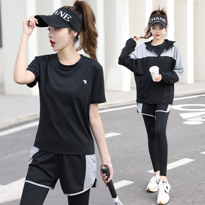 New Autumn and Winter Sports Suit for Women, Loose and Slim, Large Size Gym Morning Running, Quick-Drying, Large Size Popular Yoga Clothes