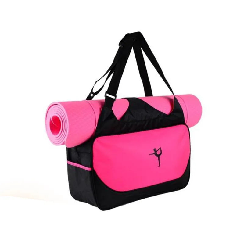 1 PCS Portable Yoga Mat Backpack Gym Bags Multifunctional Waterproof Shoulder Carriers Gym Bag Sports Bag Without Yoga Mat