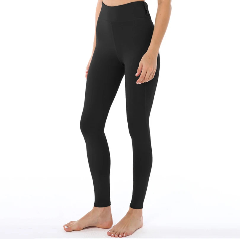 High Quality Workout Running Gym Fitness Plus Size S-XXL Compression Polyester Spandex High Waist Tight Yoga Leggings for Women