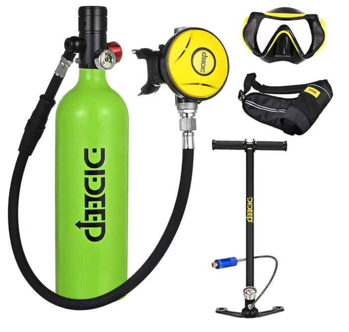 HY Sports X4000 Pro Aluminum Alloy Underwater Breathing Apparatus Professional Deep Diving Lung Equipment Oxygen Tank Diving