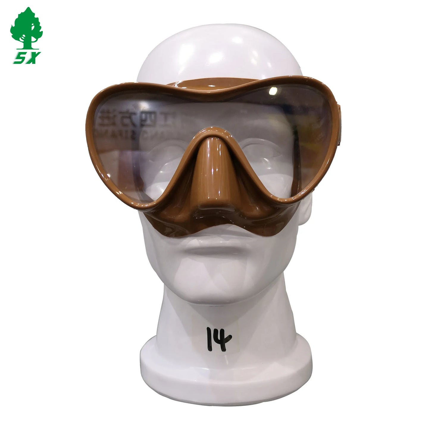 Factory Supply Free Diving Half Face Diving Snorkel Mask for Adults