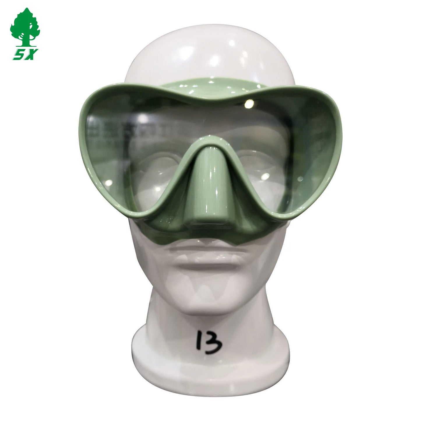 Factory Supply Free Diving Half Face Diving Snorkel Mask for Adults