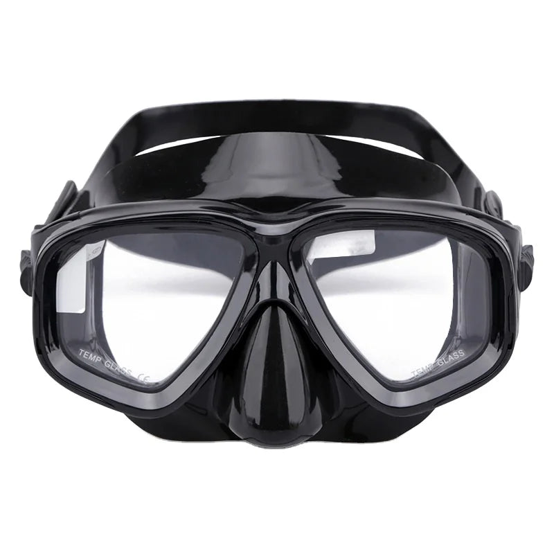 High Quality Durable Professional  Silicone Mask  Adjustable Strap  Scuba  Diving Goggles