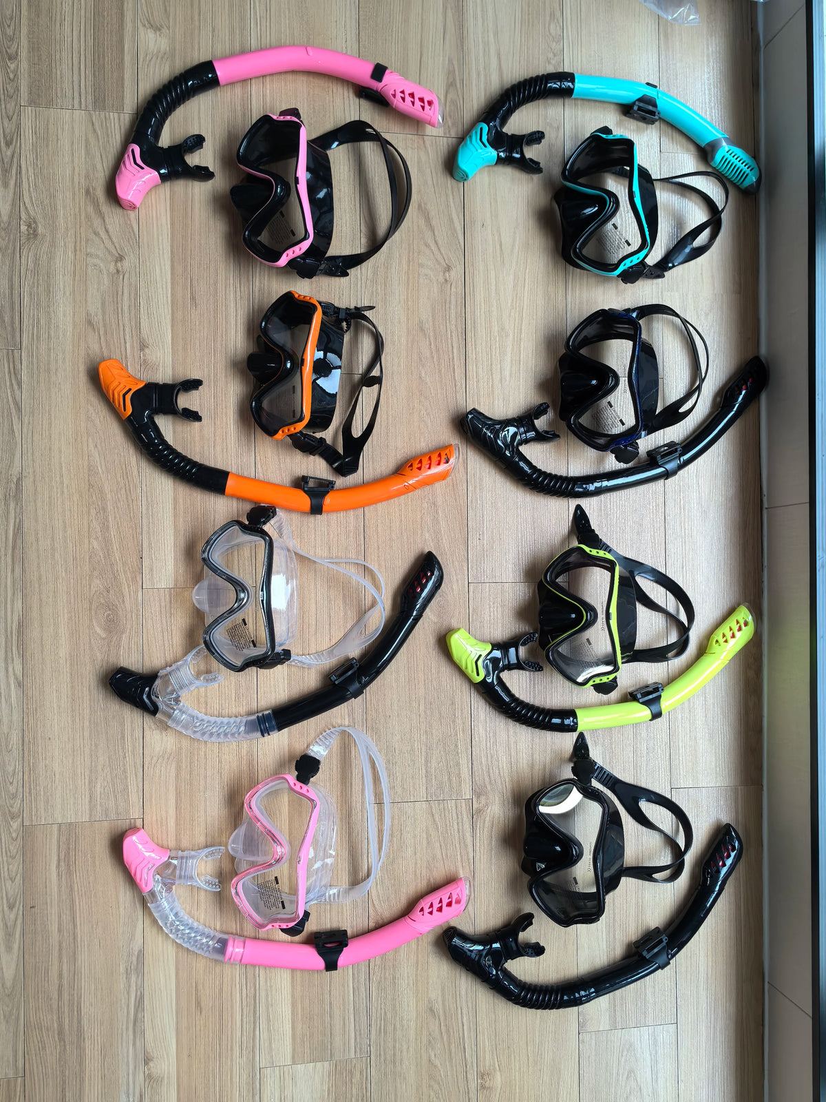 Yak Outdoor OEM Customized Frameless Full Dry Waterproof Diving Glasses Adult Silicone Anti-fog CE Certified Snorkeling Mask