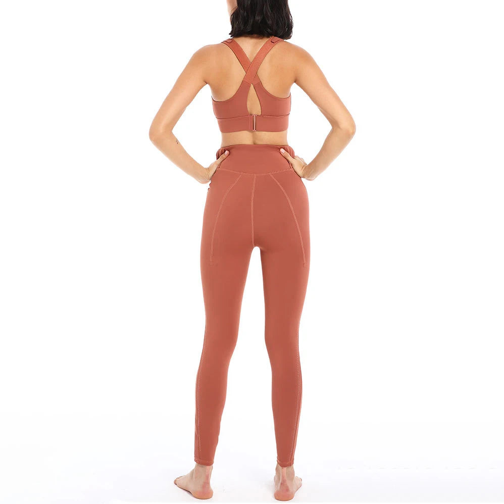 High Quality Workout Running Gym Fitness Plus Size S-XXL Compression Polyester Spandex High Waist Tight Yoga Leggings for Women