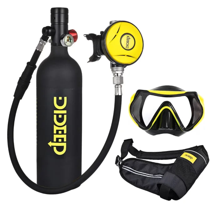 HY Sports X4000 Pro Aluminum Alloy Underwater Breathing Apparatus Professional Deep Diving Lung Equipment Oxygen Tank Diving