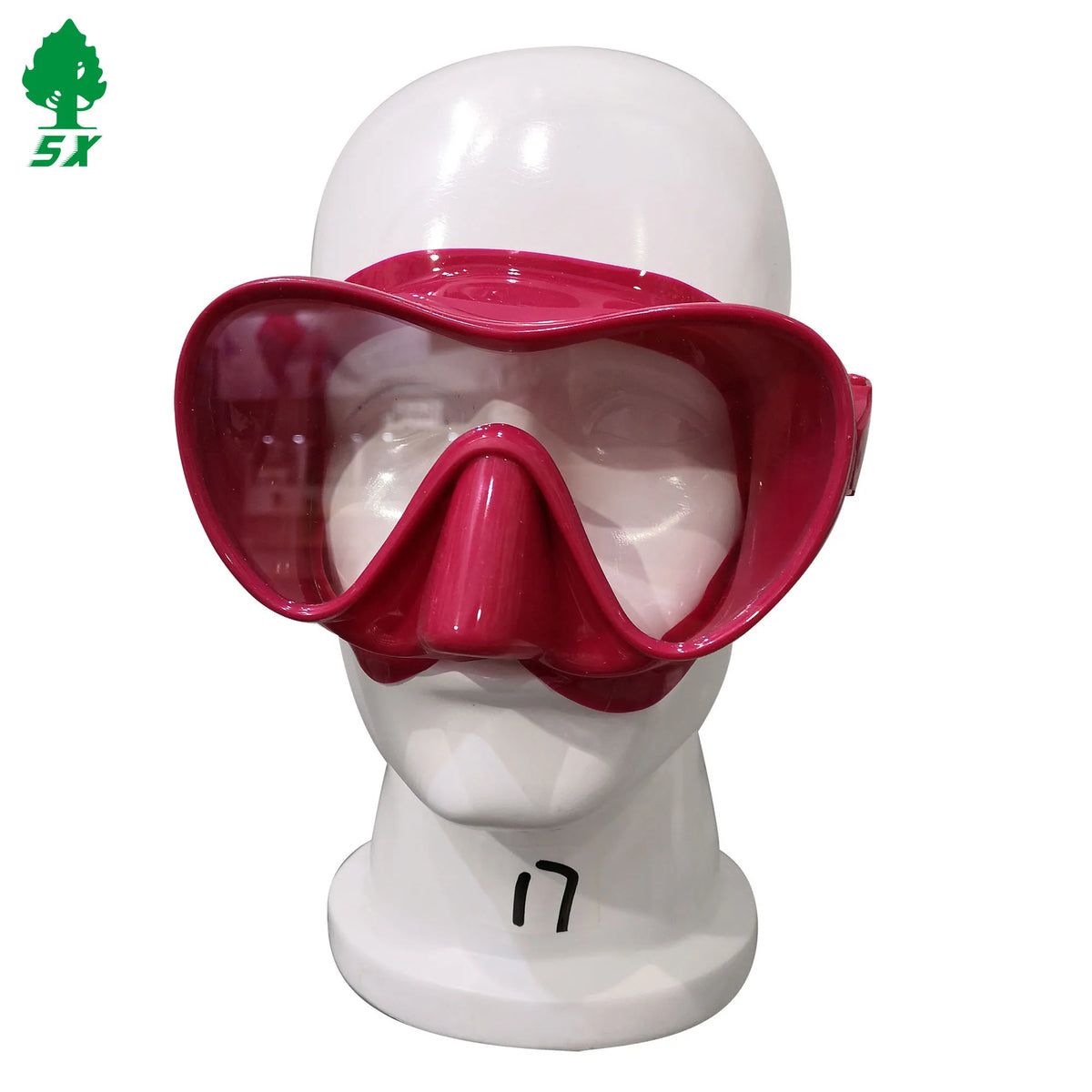 Factory Supply Free Diving Half Face Diving Snorkel Mask for Adults
