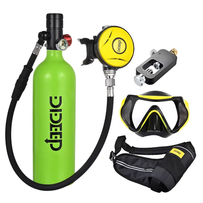 HY Sports X4000 Pro Aluminum Alloy Underwater Breathing Apparatus Professional Deep Diving Lung Equipment Oxygen Tank Diving