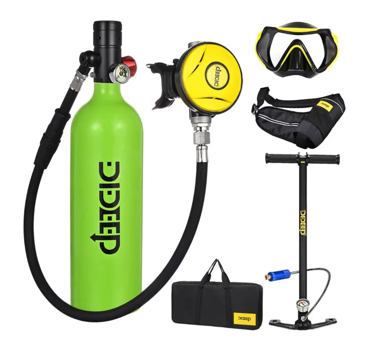 HY Sports X4000 Pro Aluminum Alloy Underwater Breathing Apparatus Professional Deep Diving Lung Equipment Oxygen Tank Diving