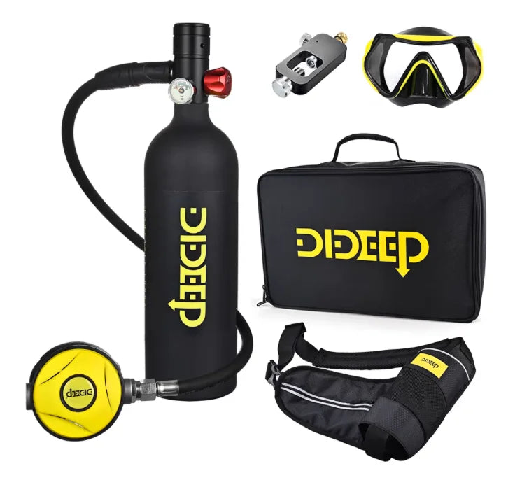 HY Sports X4000 Pro Aluminum Alloy Underwater Breathing Apparatus Professional Deep Diving Lung Equipment Oxygen Tank Diving
