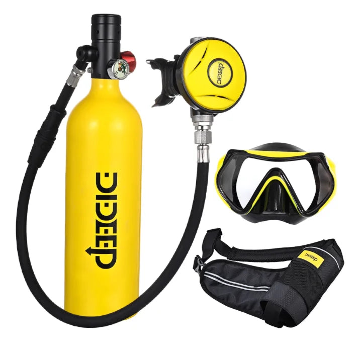 HY Sports X4000 Pro Aluminum Alloy Underwater Breathing Apparatus Professional Deep Diving Lung Equipment Oxygen Tank Diving