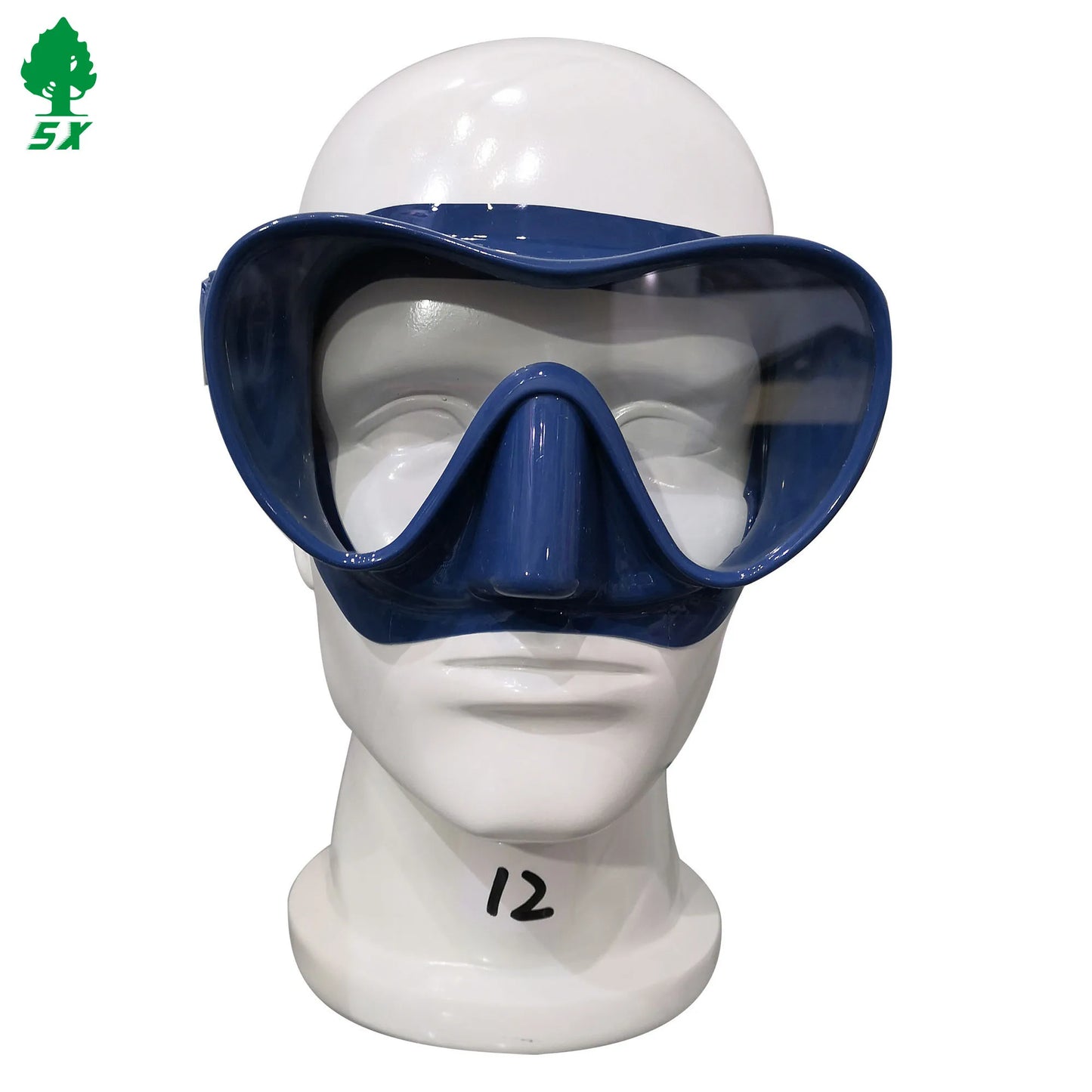 Factory Supply Free Diving Half Face Diving Snorkel Mask for Adults