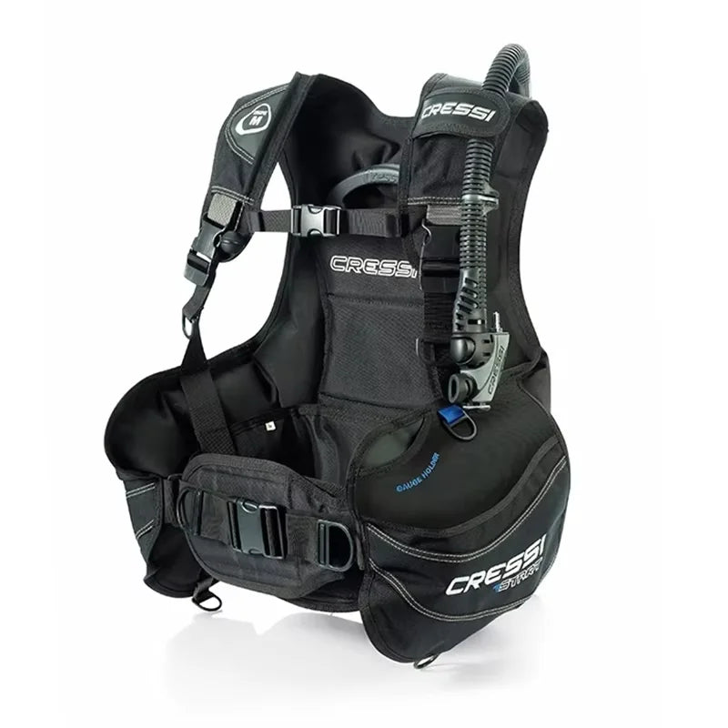Taiwan-Made SCUBATEC Diving BCD Buoyancy Vest - 3 Pressure Relief Valves | Professional Diving Gear