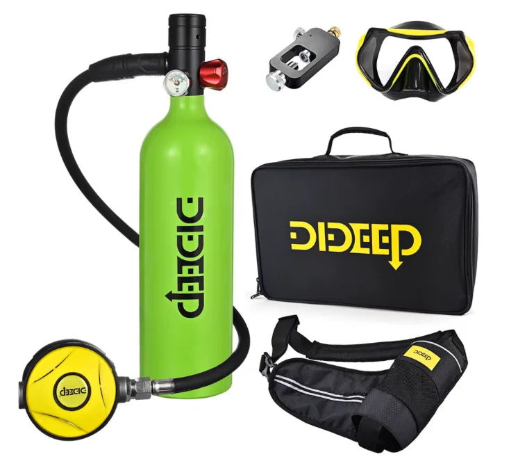 HY Sports X4000 Pro Aluminum Alloy Underwater Breathing Apparatus Professional Deep Diving Lung Equipment Oxygen Tank Diving