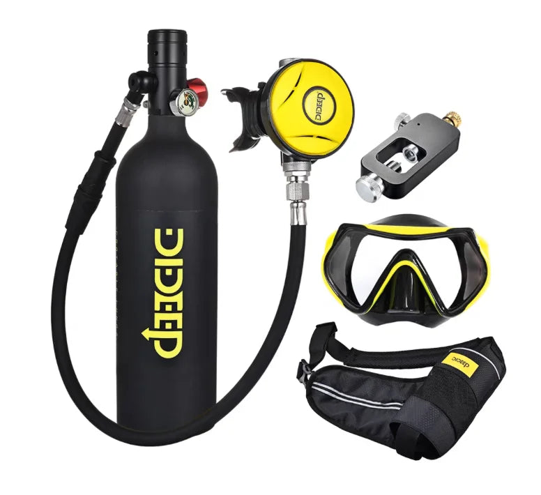 HY Sports X4000 Pro Aluminum Alloy Underwater Breathing Apparatus Professional Deep Diving Lung Equipment Oxygen Tank Diving