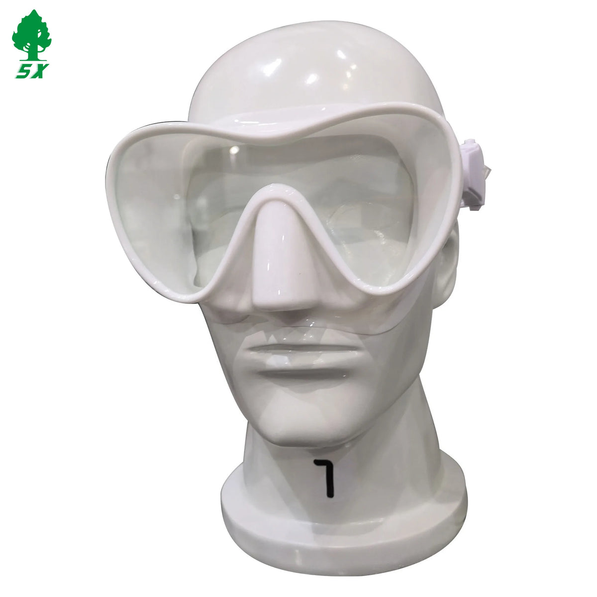 Factory Supply Free Diving Half Face Diving Snorkel Mask for Adults