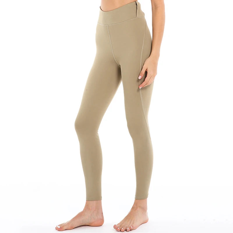 High Quality Workout Running Gym Fitness Plus Size S-XXL Compression Polyester Spandex High Waist Tight Yoga Leggings for Women