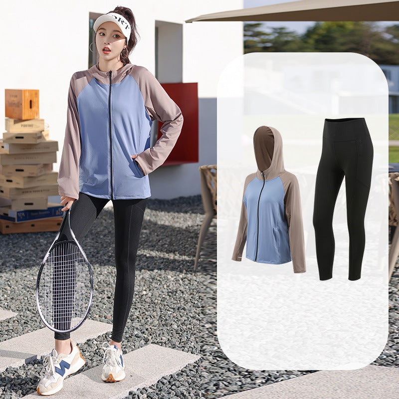 Yoga Clothes Plus Size Spring and Summer Suit for Women 2025 Running Loose Casual Sports Gym Morning Run Fashion New Style