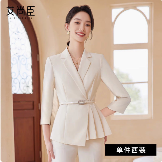 Ai Shangchen Professional suit Pants Women's Spring Temperament Goddess Fan New Women's Clothing Advanced Workplace Interview Fashion suit