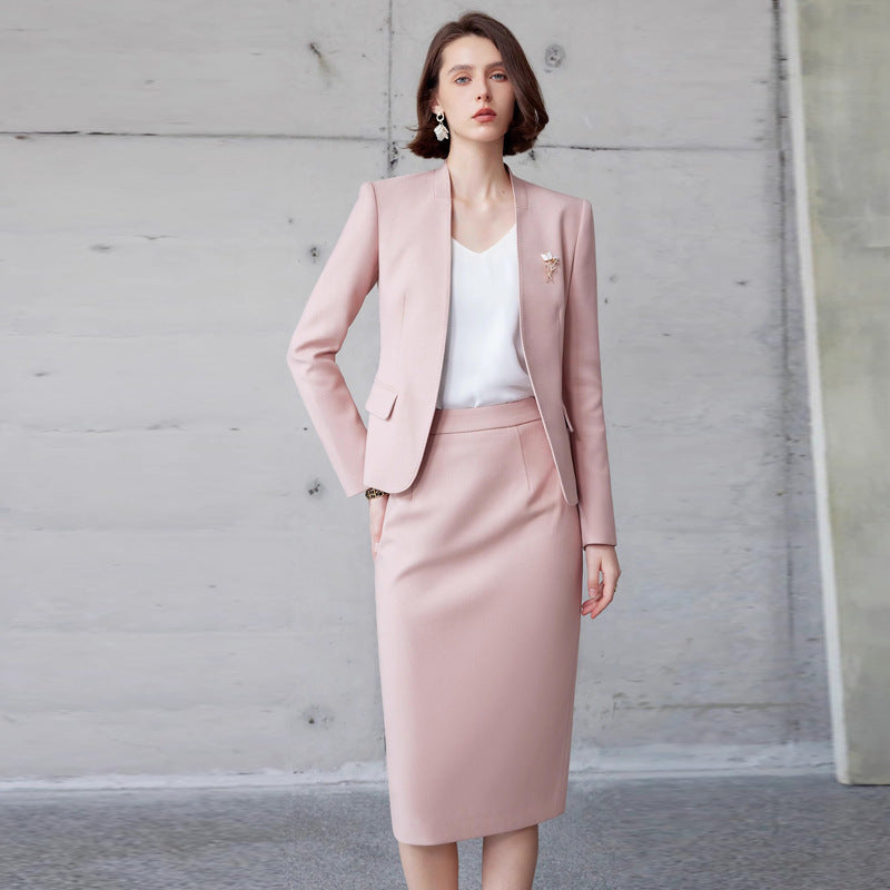 AD Early Autumn Gao Zhijie Wearing Commuter Style Suit suit Ladies Speech Contest Clothing 2024 New Suit