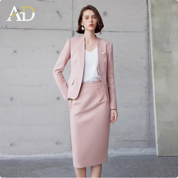 AD Early Autumn Gao Zhijie Wearing Commuter Style Suit suit Ladies Speech Contest Clothing 2024 New Suit