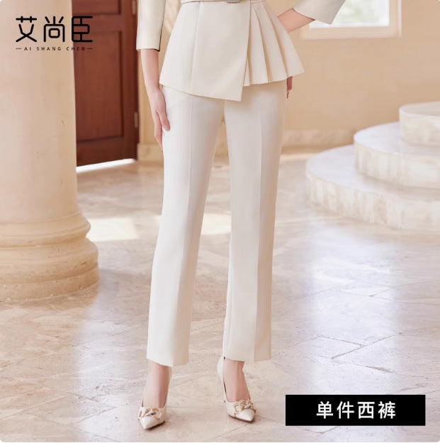 Ai Shangchen Professional suit Pants Women's Spring Temperament Goddess Fan New Women's Clothing Advanced Workplace Interview Fashion suit