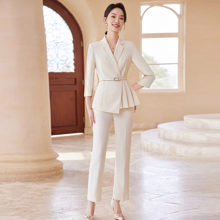 Ai Shangchen Professional suit Pants Women's Spring Temperament Goddess Fan New Women's Clothing Advanced Workplace Interview Fashion suit