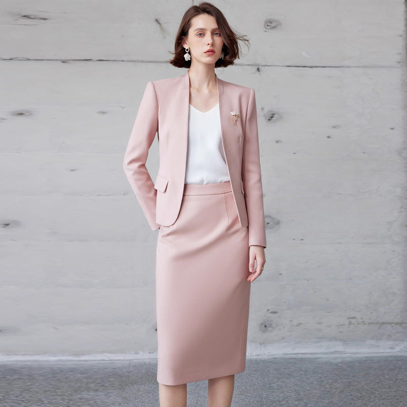 AD Early Autumn Gao Zhijie Wearing Commuter Style Suit suit Ladies Speech Contest Clothing 2024 New Suit