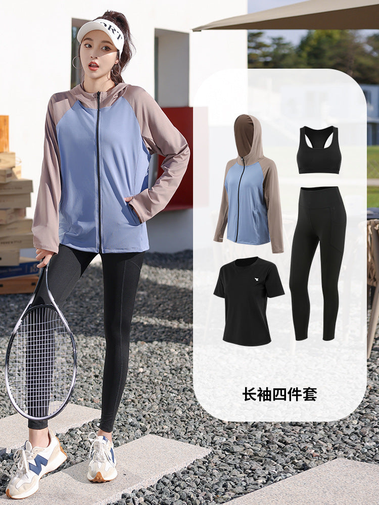 Yoga Clothes Plus Size Spring and Summer Suit for Women 2025 Running Loose Casual Sports Gym Morning Run Fashion New Style
