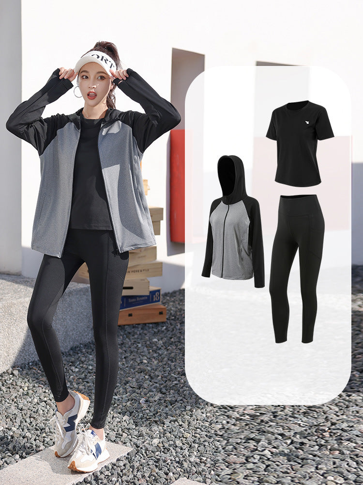 Yoga Clothes Plus Size Spring and Summer Suit for Women 2025 Running Loose Casual Sports Gym Morning Run Fashion New Style