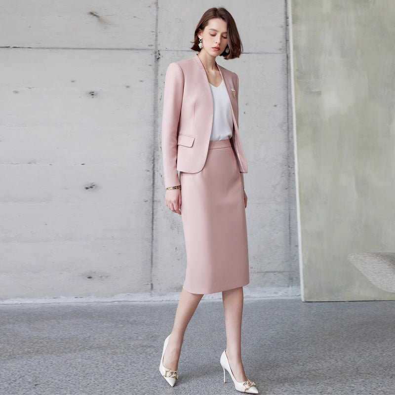 AD Early Autumn Gao Zhijie Wearing Commuter Style Suit suit Ladies Speech Contest Clothing 2024 New Suit