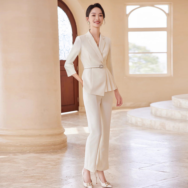 Ai Shangchen Professional suit Pants Women's Spring Temperament Goddess Fan New Women's Clothing Advanced Workplace Interview Fashion suit