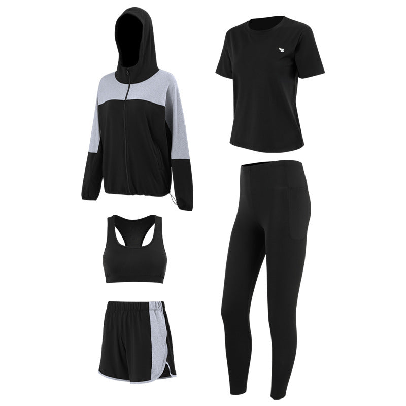 New Autumn and Winter Sports Suit for Women, Loose and Slim, Large Size Gym Morning Running, Quick-Drying, Large Size Popular Yoga Clothes