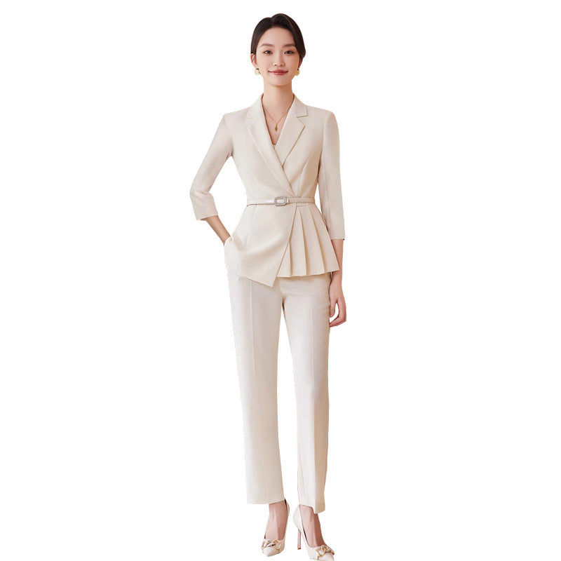 Ai Shangchen Professional suit Pants Women's Spring Temperament Goddess Fan New Women's Clothing Advanced Workplace Interview Fashion suit