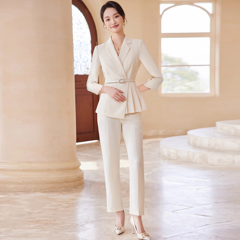 Ai Shangchen Professional suit Pants Women's Spring Temperament Goddess Fan New Women's Clothing Advanced Workplace Interview Fashion suit