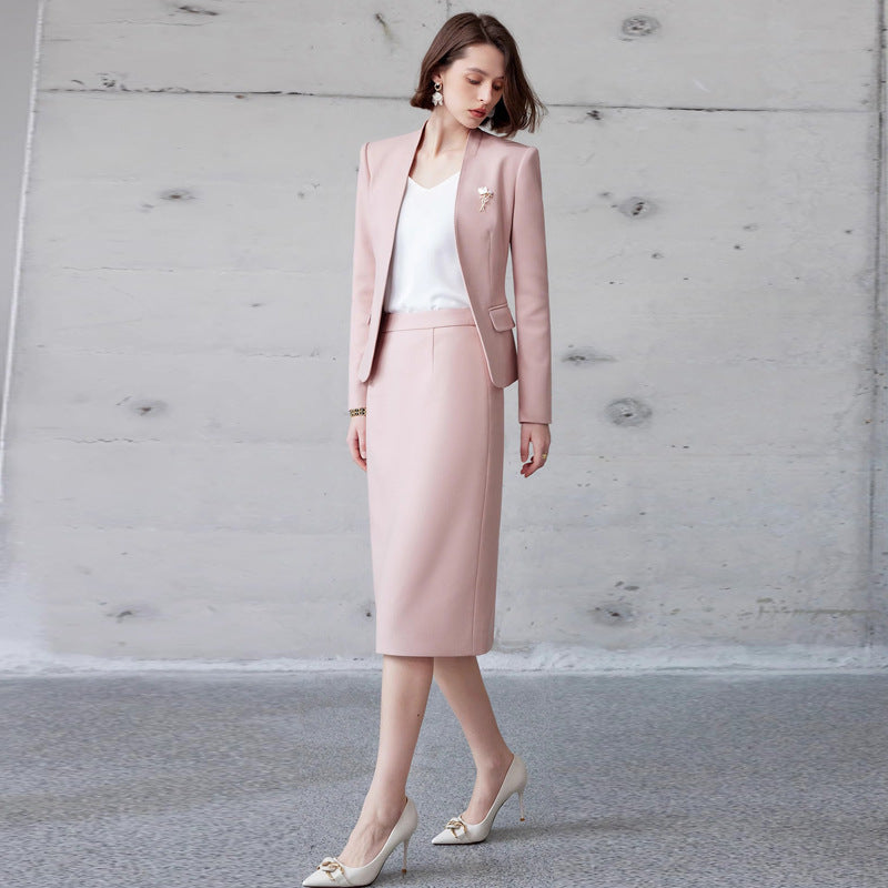 AD Early Autumn Gao Zhijie Wearing Commuter Style Suit suit Ladies Speech Contest Clothing 2024 New Suit