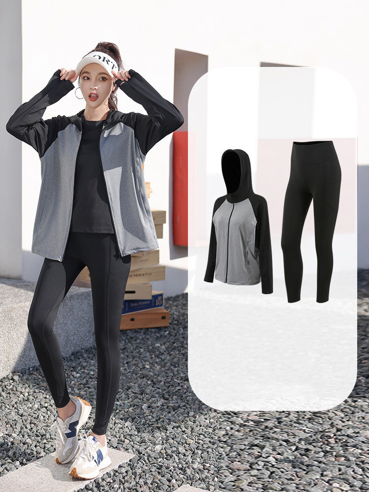 Yoga Clothes Plus Size Spring and Summer Suit for Women 2025 Running Loose Casual Sports Gym Morning Run Fashion New Style