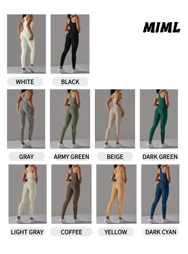 2 Piece Women's Yoga Outfit Set Sports Leggings And Elastic Vest Gym Workout Clothing Sexy Pants for Fitness And Pilates