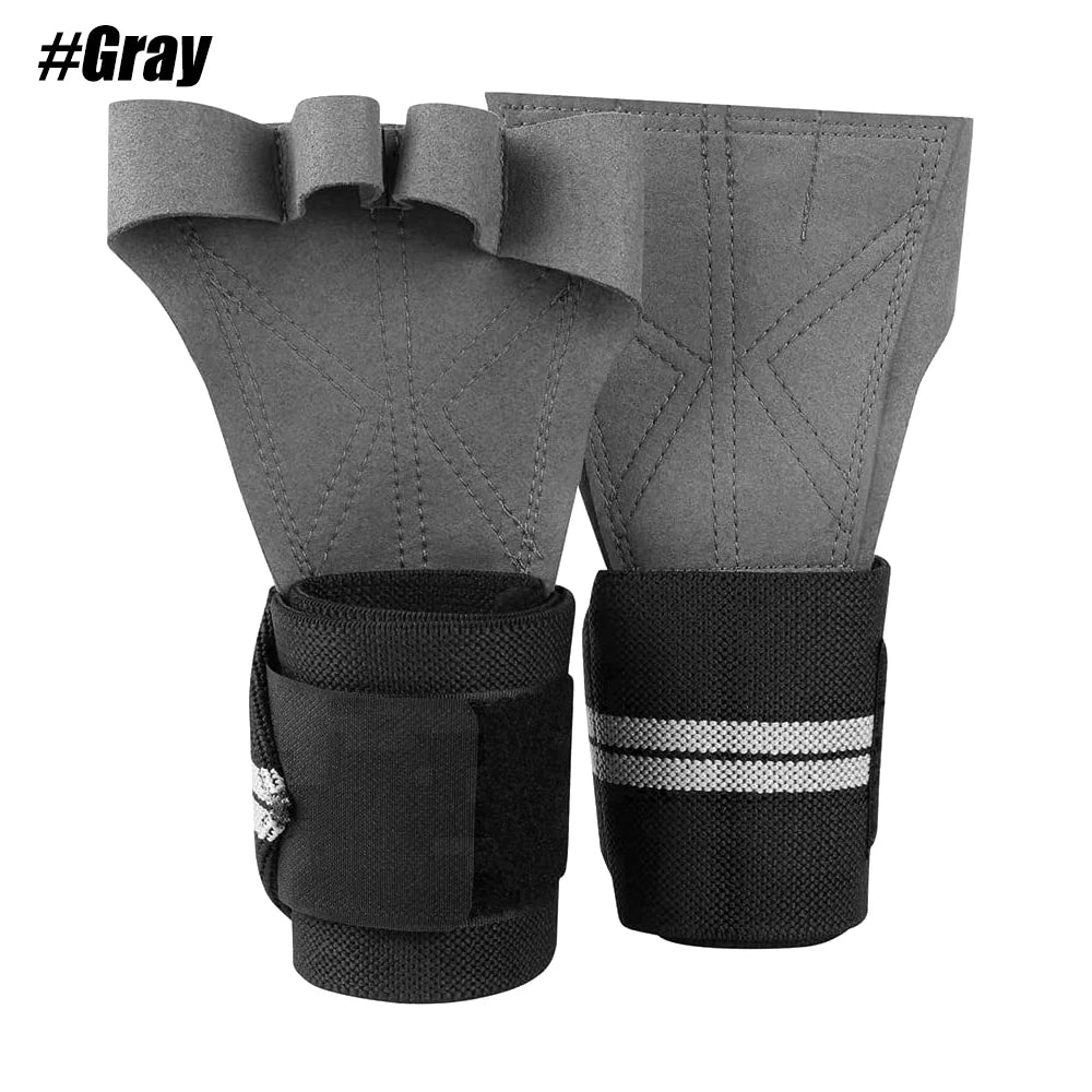 1Pair Training Sport Gloves for Men Women Workout Gloves Fitness Body Building Weightlifting Gym Hand Wrist Palm Protector Glove