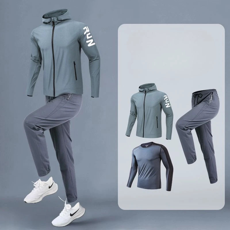 Sportswear Set for Men: Ideal for Running, Cycling, Fitness Training & Gym Exercises - New in Men's Sets