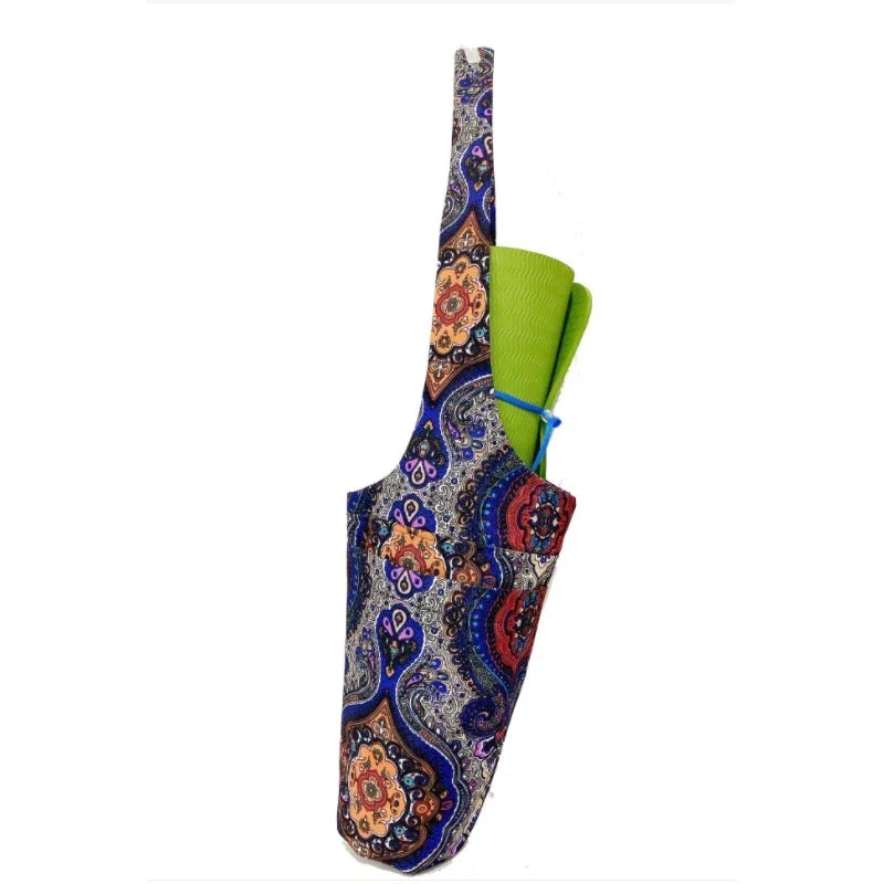Yoga Mat Bag with Large Size Pocket and Zipper Pocket for Most Size Mats Yoga Bags Carriers for Women Yoga Mat Storage Bag