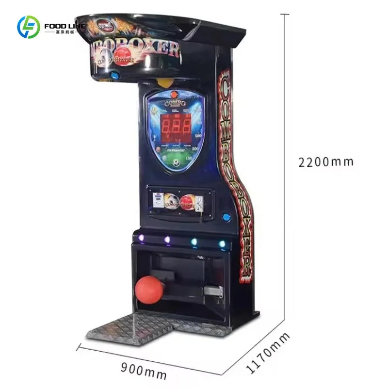 Customized Gym Entertainment Coin Operated Boxing Machine E fitness Competitive Arcade Game Equipment