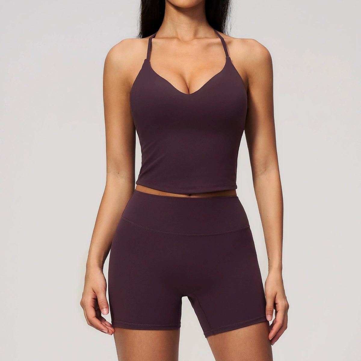 Yoga Set 2 Pieces Sports Suit Fitness Outfits Women Tracksuit Workout Clothes Running Sports Bra Leggings Gym Suit Athletic Wear