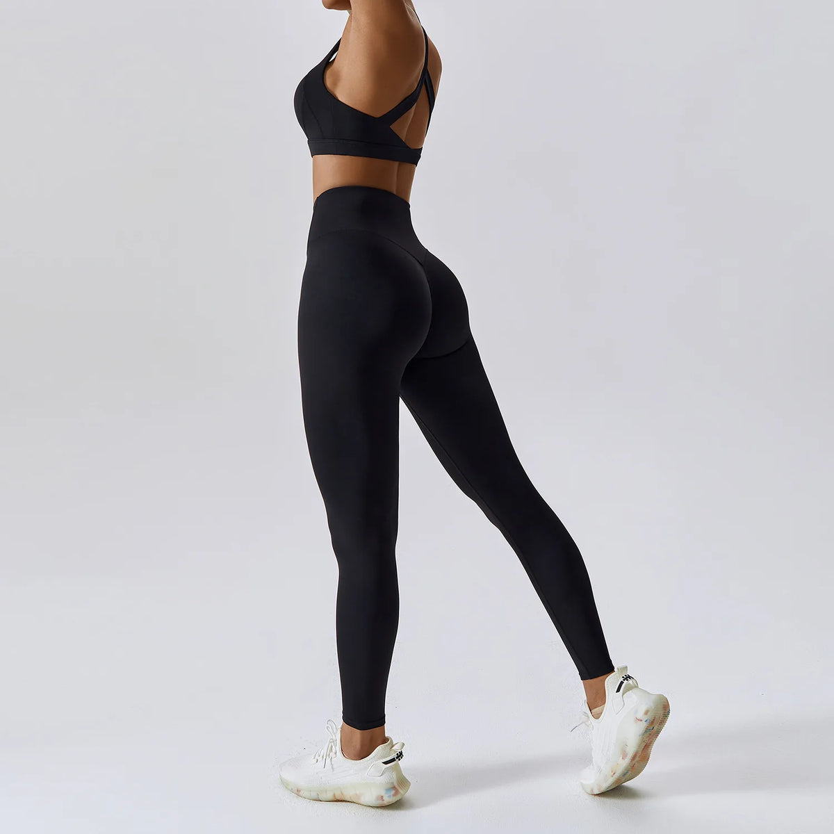 Yoga Set 2 Piece Women Sportswear Workout Clothes Women Sport Set Suits For Fitness Cross Back Bra Seamless Gym Push Up Leggings
