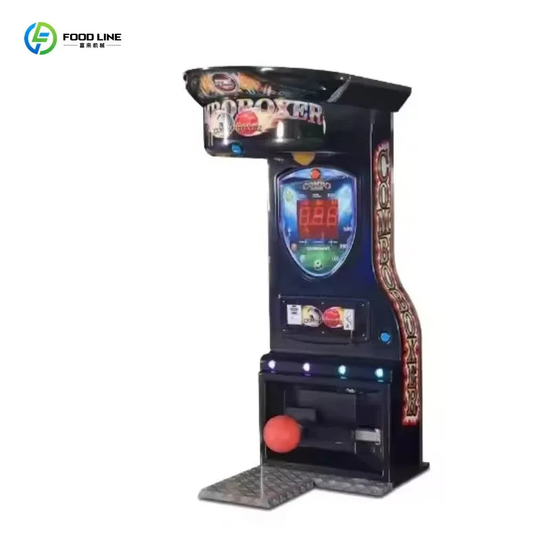 Customized Gym Entertainment Coin Operated Boxing Machine E fitness Competitive Arcade Game Equipment